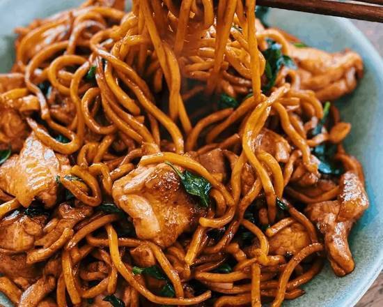 43. Mongolian Lamb Dry Noodle Combo 蒙古羊肉撈麵套餐